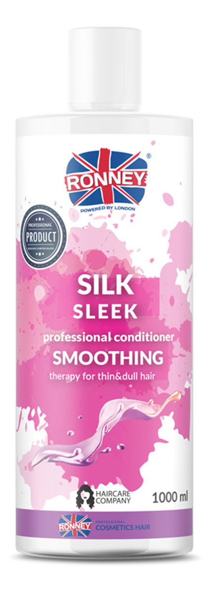 Silk sleek professional conditioner smoothing wygładzająca odżywka do włosów cienkich i matowych