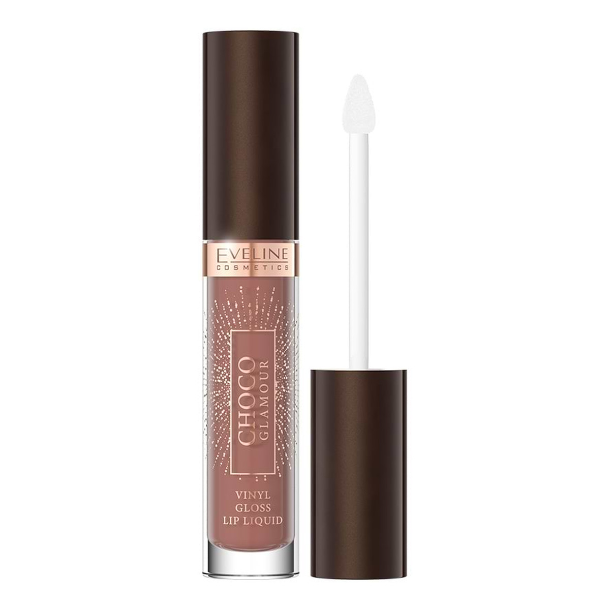 Eveline Choco Glamour Pomadka w płynie z efektem Glossy lips 4ml