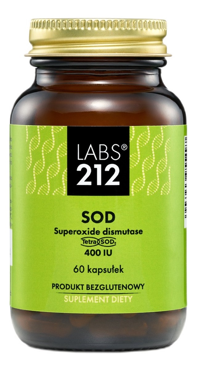 SOD superoxide dismutase 60 kapsułek