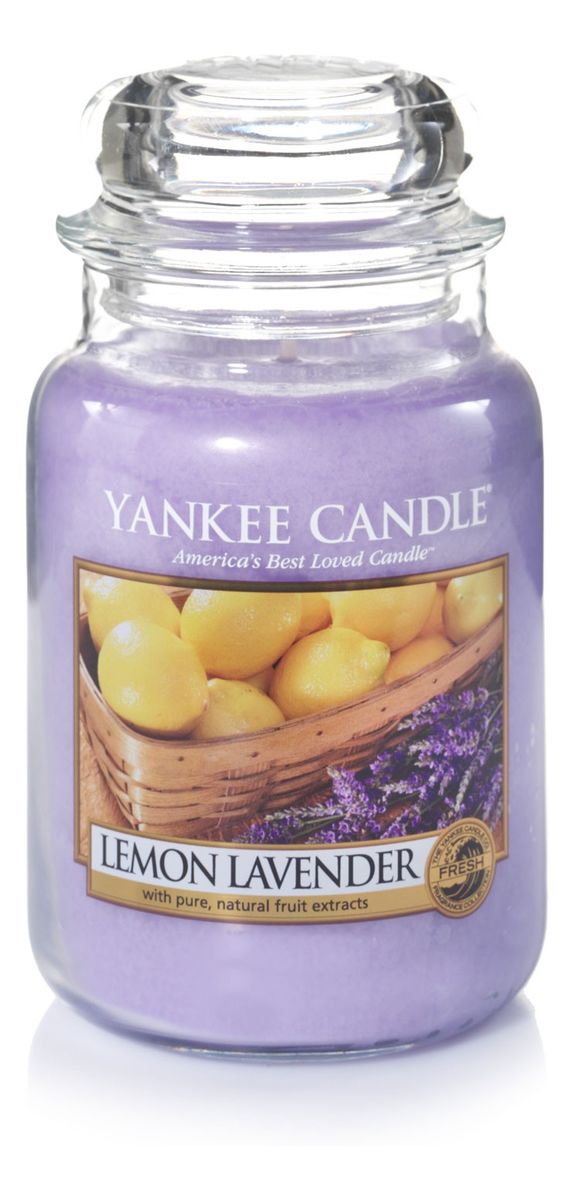 duża świeczka zapachowa Lemon Lavender