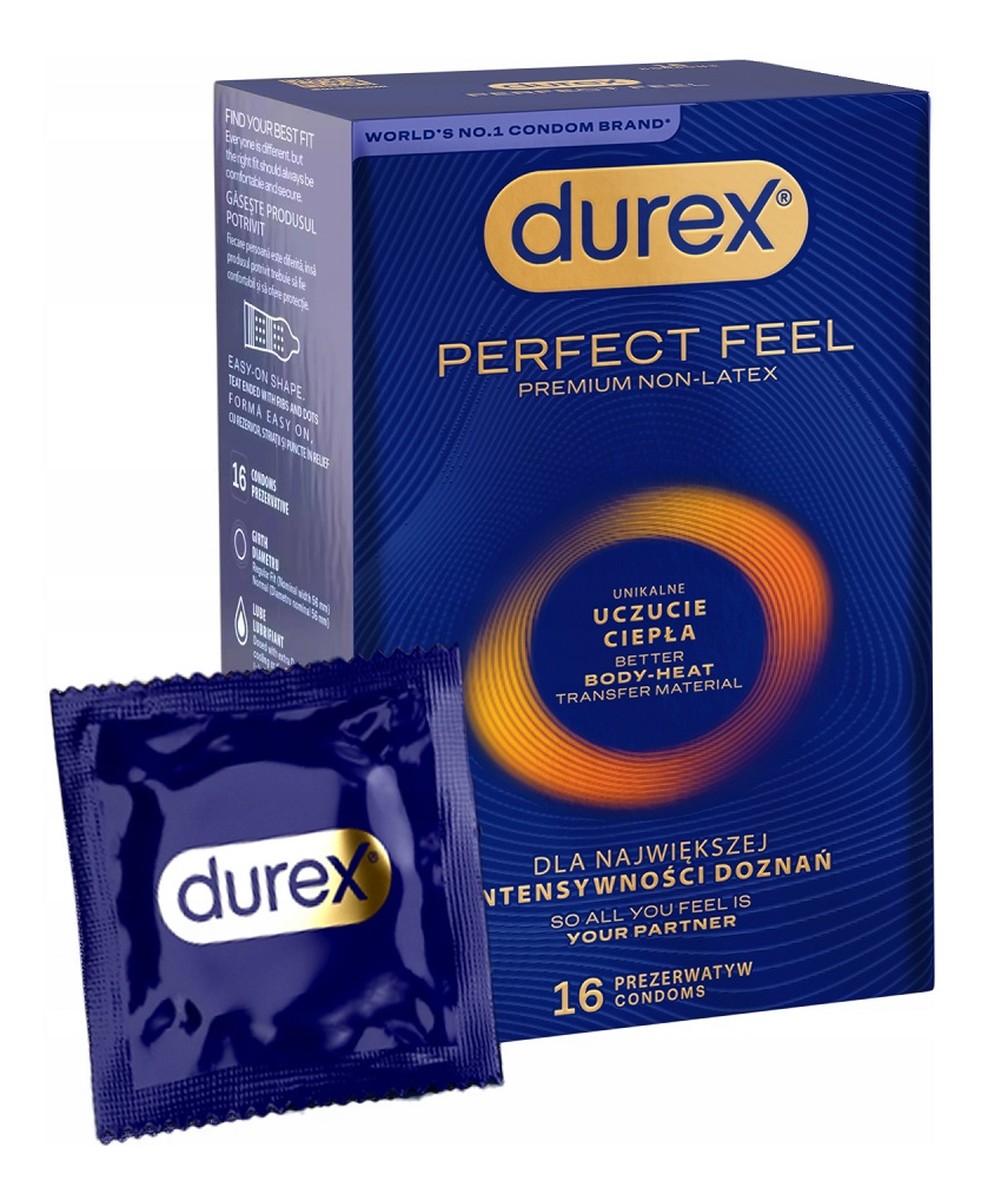 Perfect feel prezerwatywy unikalne uczucie ciepła 16szt