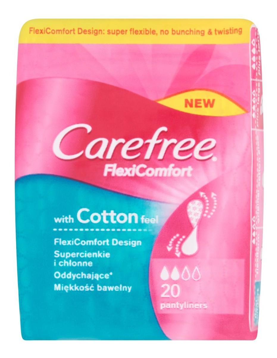 Cotton Feel Wkładki higieniczne 20szt.