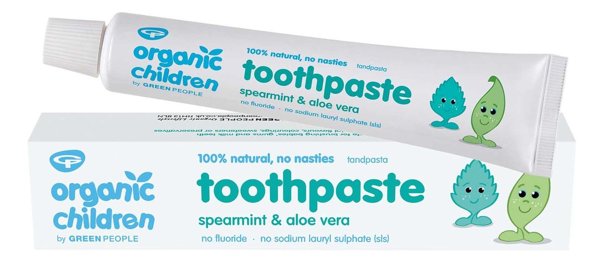 Miętowo-aloesowa pasta do zębów dla dzieci (bez fluoru)