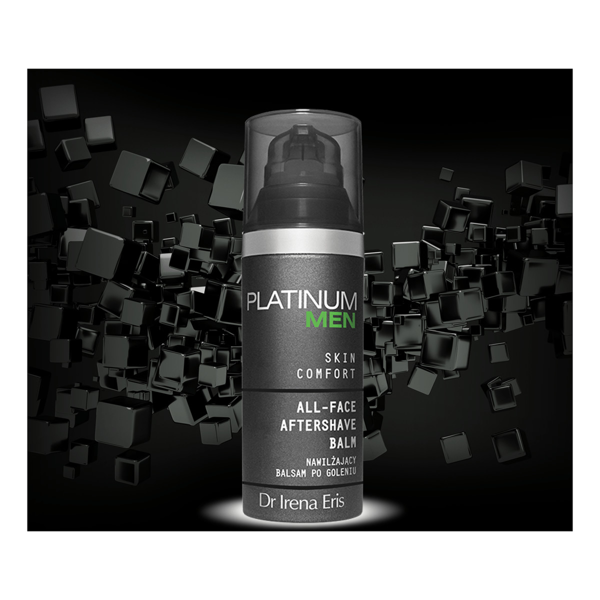 Dr Irena Eris Platinum Men Krem Nawilżający do Twarzy i pod Oczy+ Balsam po Goleniu 2x50ml
