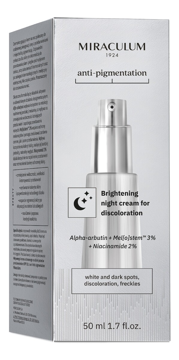 Krem rozjaśniający przebarwienia