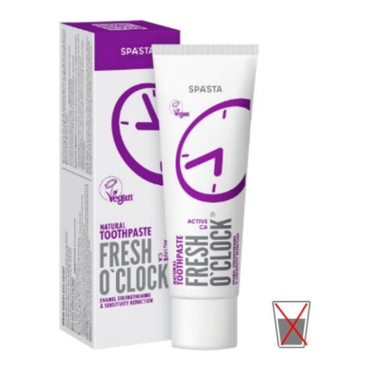Spasta Fresh o'clock Pasta do zębów Wzmocnienie szkliwa i redukcja wrażliwości 90ml