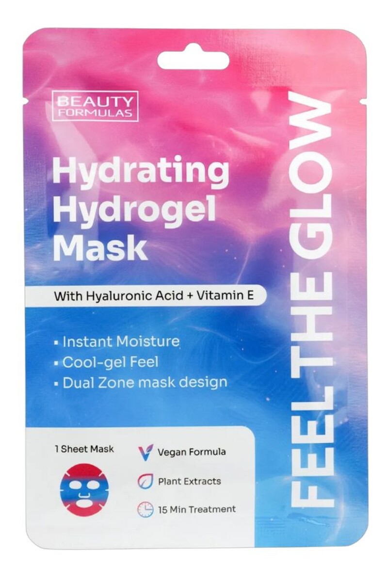 Hydrating hydrogel mask hydrożelowa maska nawilżająca z kwasem hialuronowym i witaminą e 1szt.