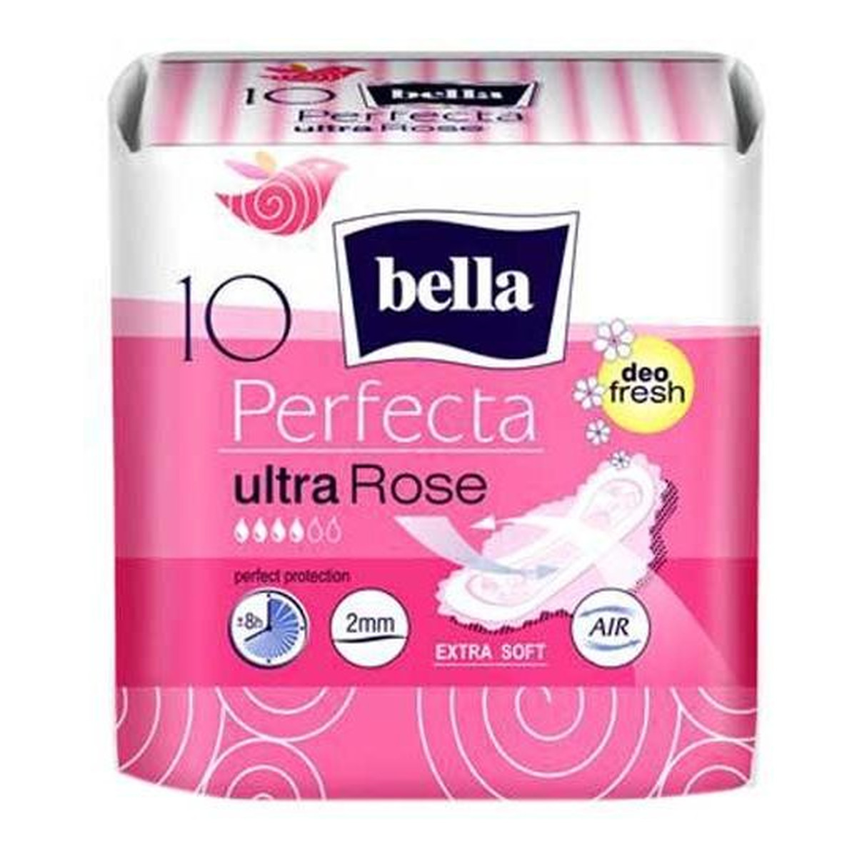 Bella Ultra Rose Perfecta Podpaski Higieniczne 10 Sztuk