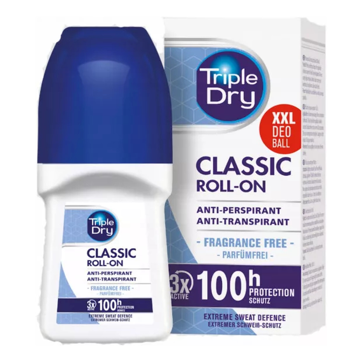 Triple Dry Classic Antyperspirant roll-on 100h 50ml