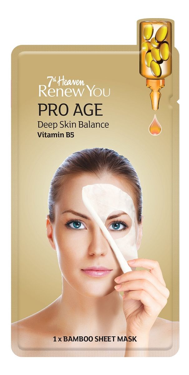 Pro Age Deep Skin Balance maseczka do twarzy w płachcie w Witaminą B5
