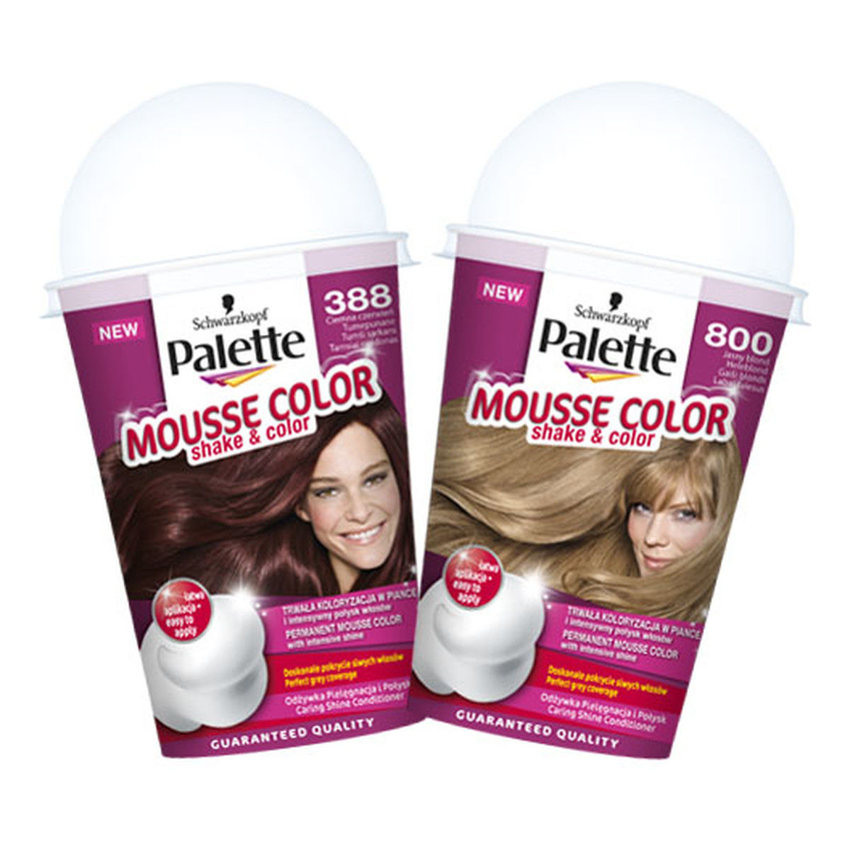 Palette Mousse Color Pianka Koloryzująca Do Włosów Shake & Color 135ml