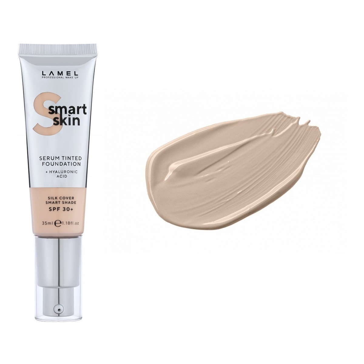 Lamel Smart Skin Serum Tinted Foundation Podkład nawilżający z kwasem hialuronowym 35ml