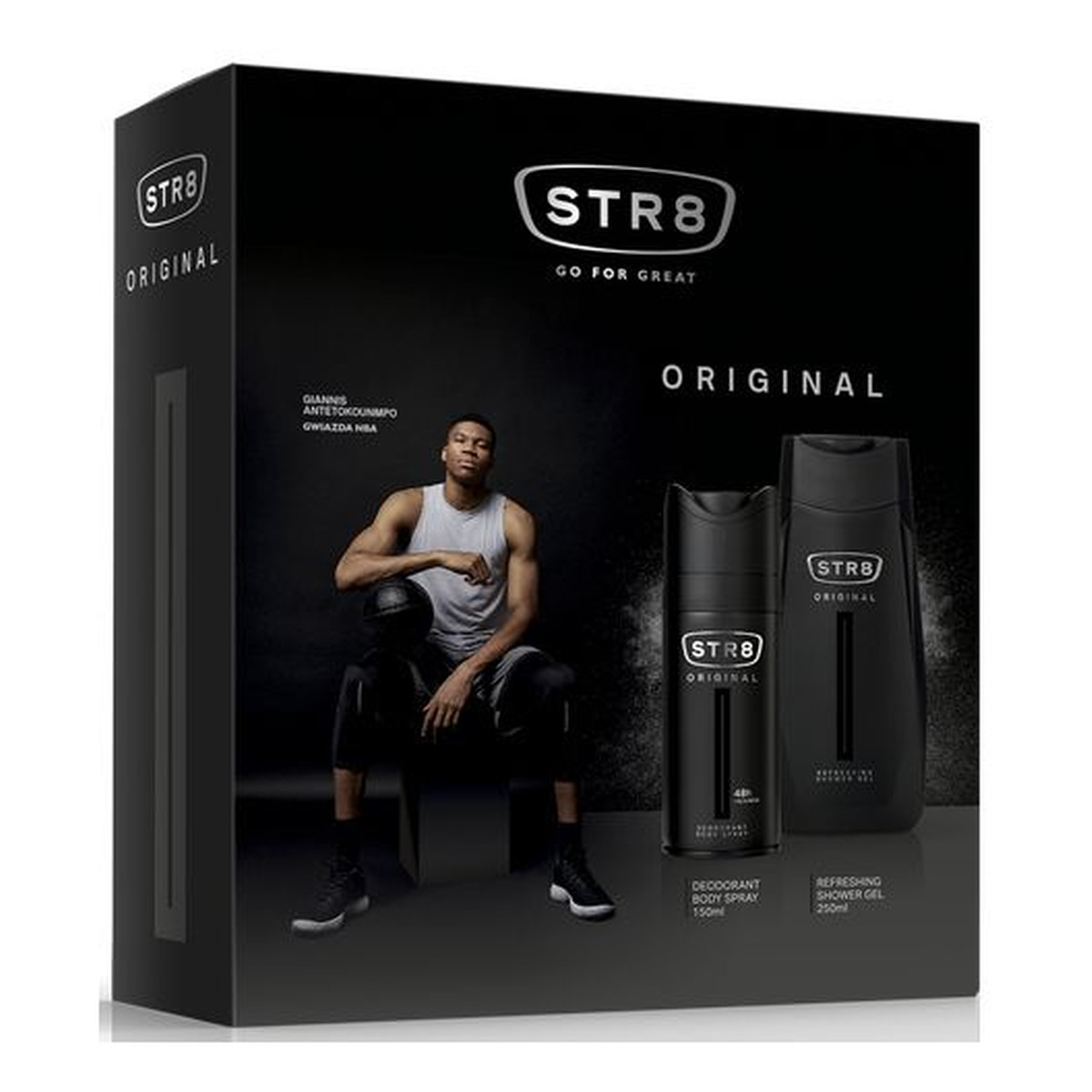 STR8 Original zestaw prezentowy (dezodorant spray 150ml + żel pod prysznic 250ml)