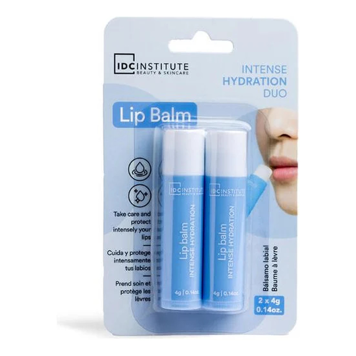 IDC Institute Balsam do ust Intense Hydration, 2 x 4 g 4g
