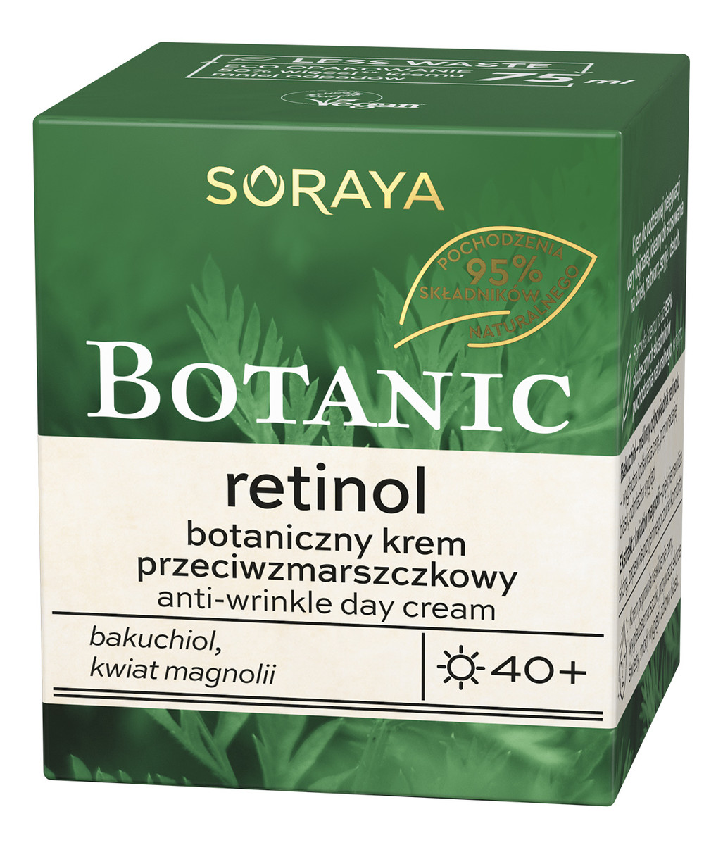 Retinol 40+ botaniczny krem przeciwzmarszczkowy na dzień