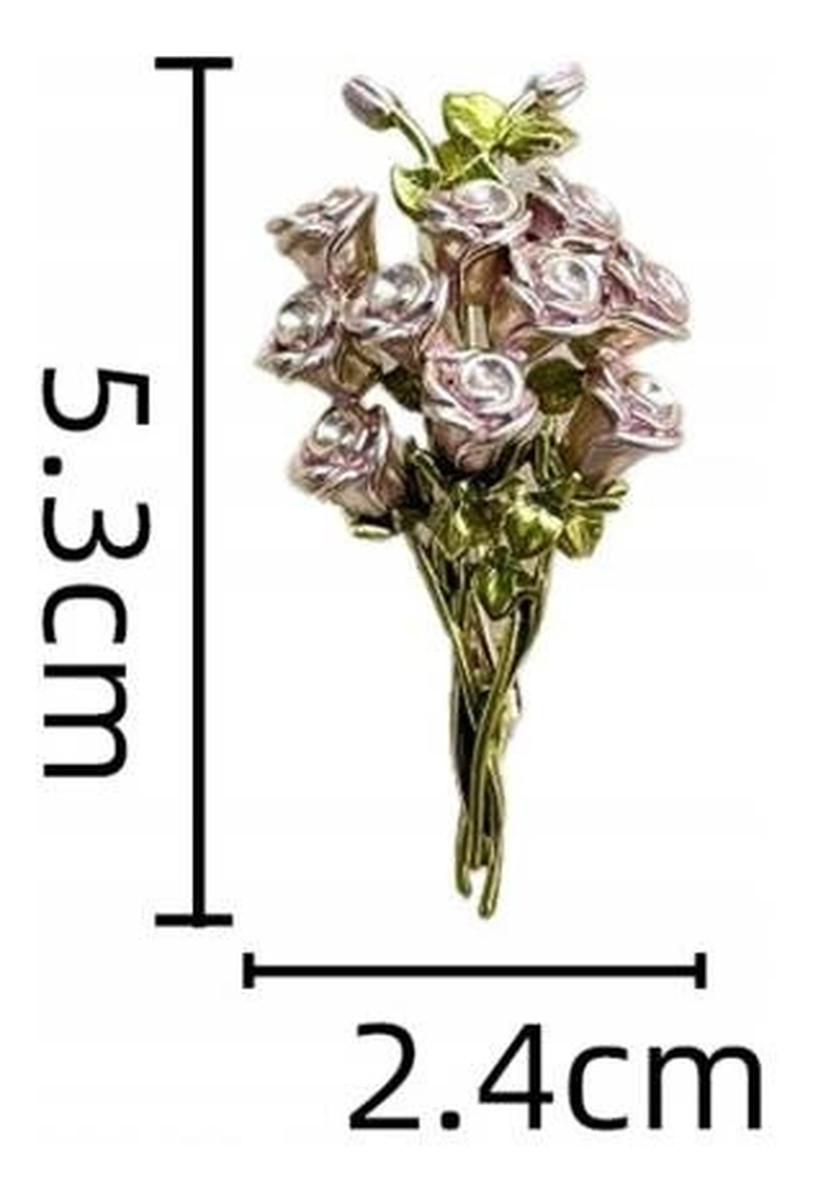 Broszka Ozdobna Bukiet Róż BZ165