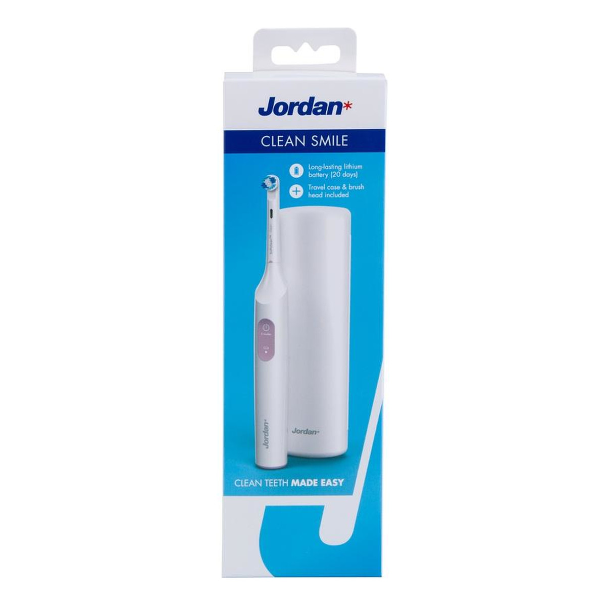 Jordan Clean Smile Elektryczna Szczoteczka do zębów Clean Smile - mix kolorów 1 szt