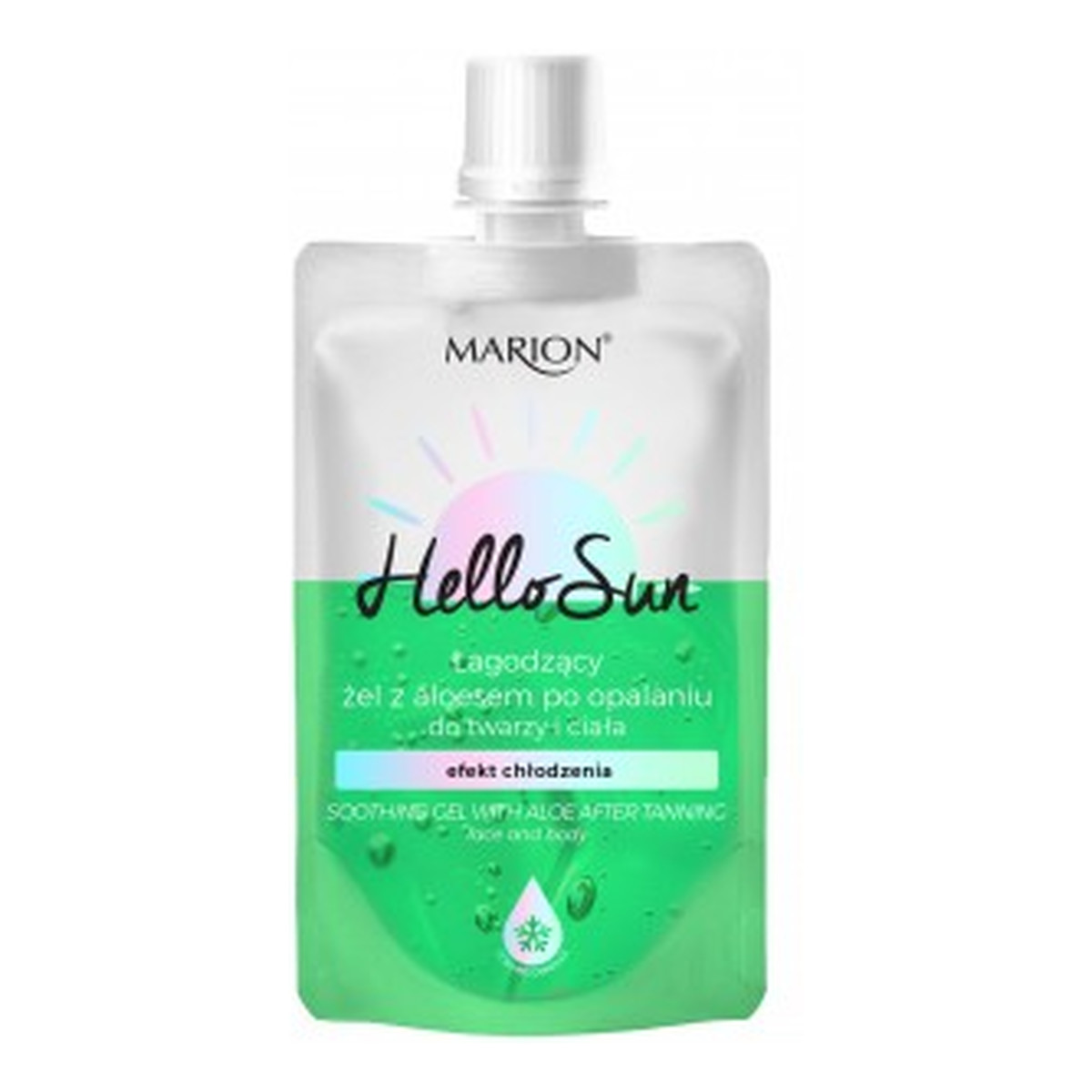Marion Hello Sun łagodzący Żel z aloesem po opalaniu do twarzy i ciała z efektem chłodzenia 50ml