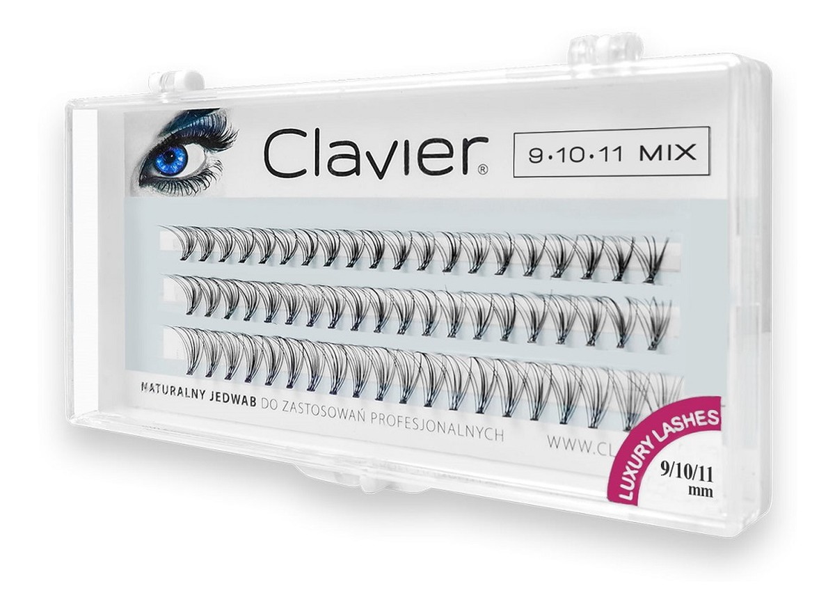 Kępki rzęs jedwabne Classic 9-10-11mm