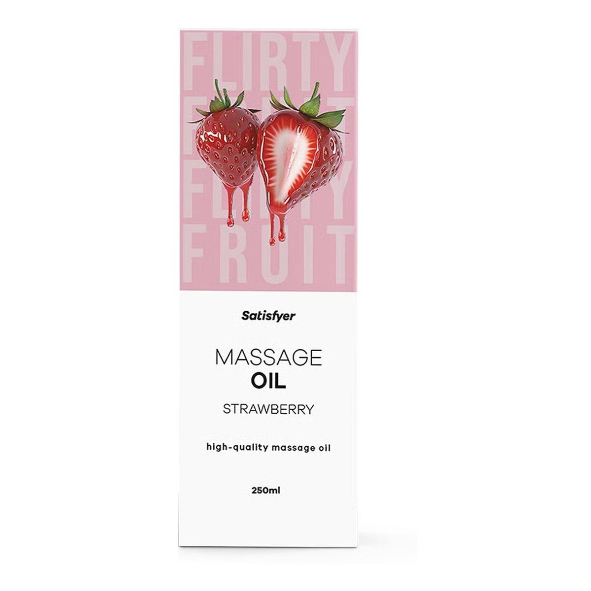 Satisfyer High-Quality Massage Oil Olejek do masażu strawberry 250ml