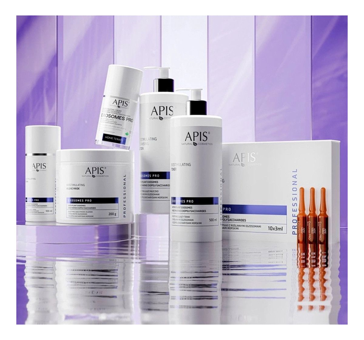 biostymulująca maska algowa z roślinnymi egzosomami