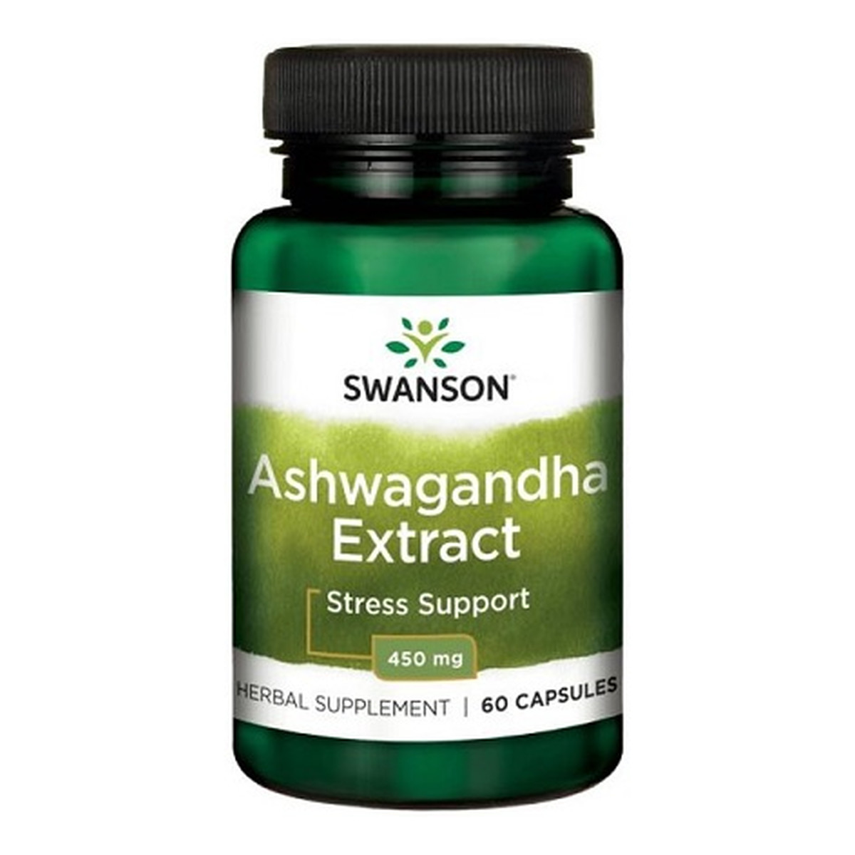 Swanson Ashwagandha extract 450mg suplement diety 60 kapsułek
