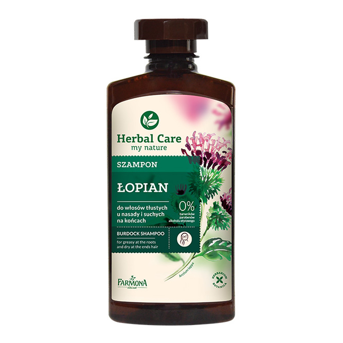 Farmona Herbal Care my nature Szampon Do Włosów Łopian 330ml