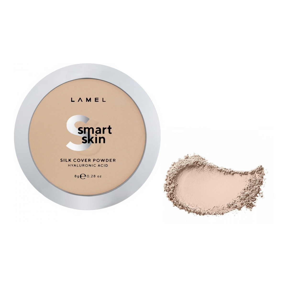 Lamel Smart Skin Puder kompaktowy do twarzy Silk Cover 8g