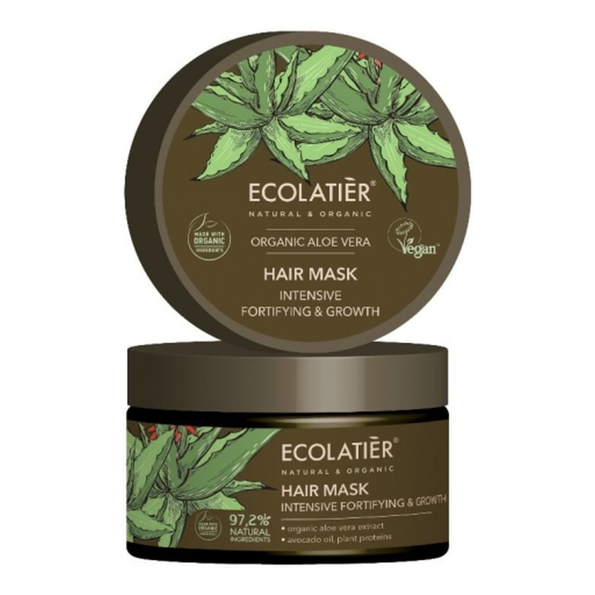 Ecolatier ALOE VERA Maska do włosów WZMACNIAJĄCA I STYMULUJĄCA WZROST 250ml