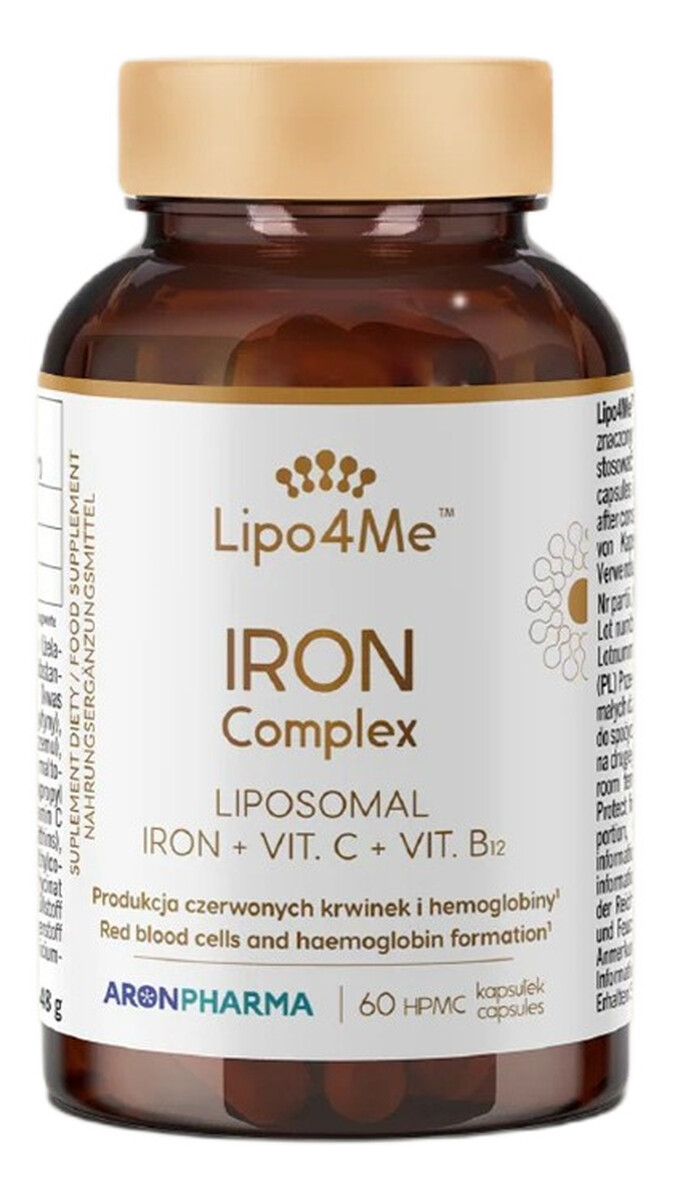 Żelazo w kapsułkach suplement diety 60 kapsułek