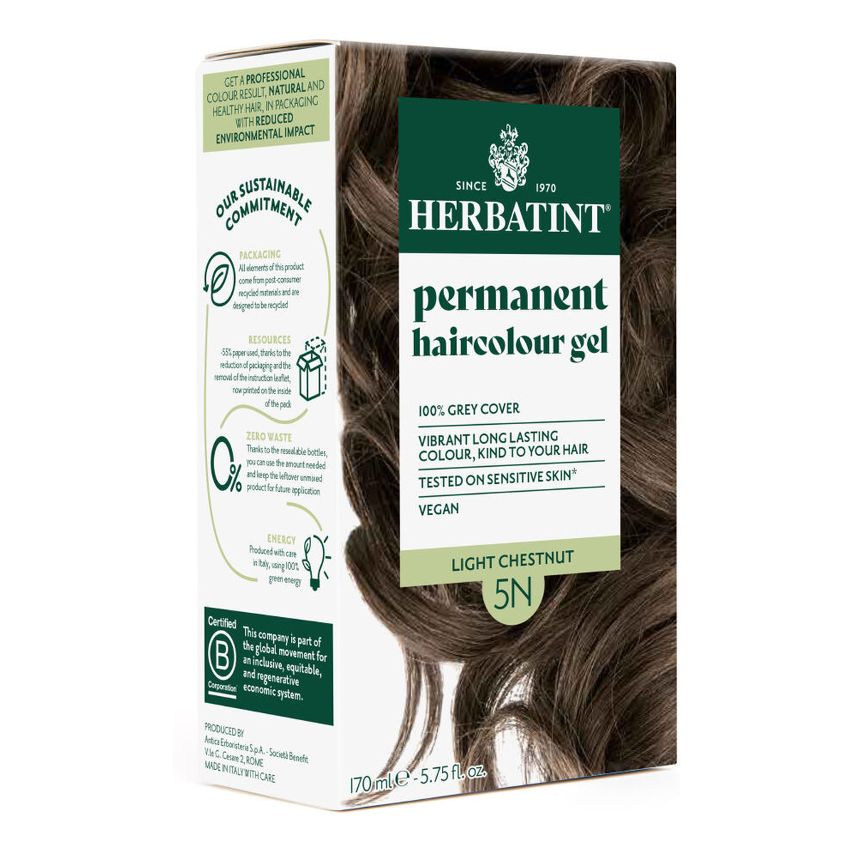Herbatint Trwała Ziołowa farba do włosów 170ml
