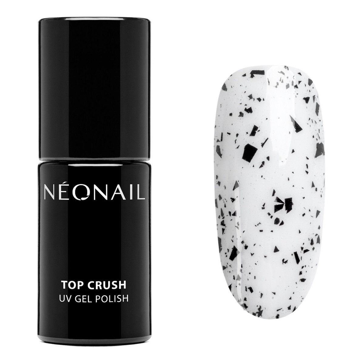 NeoNail Top crush black gloss top hybrydowy 7.2ml