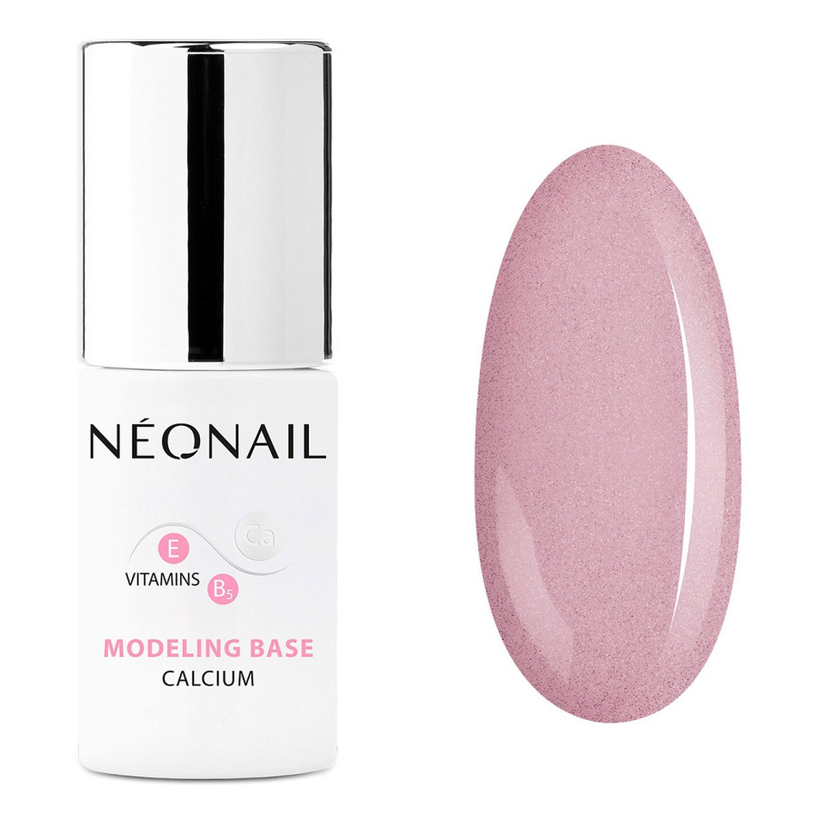 NeoNail Modeling base calcium baza hybrydowa luminous pink 7.2ml