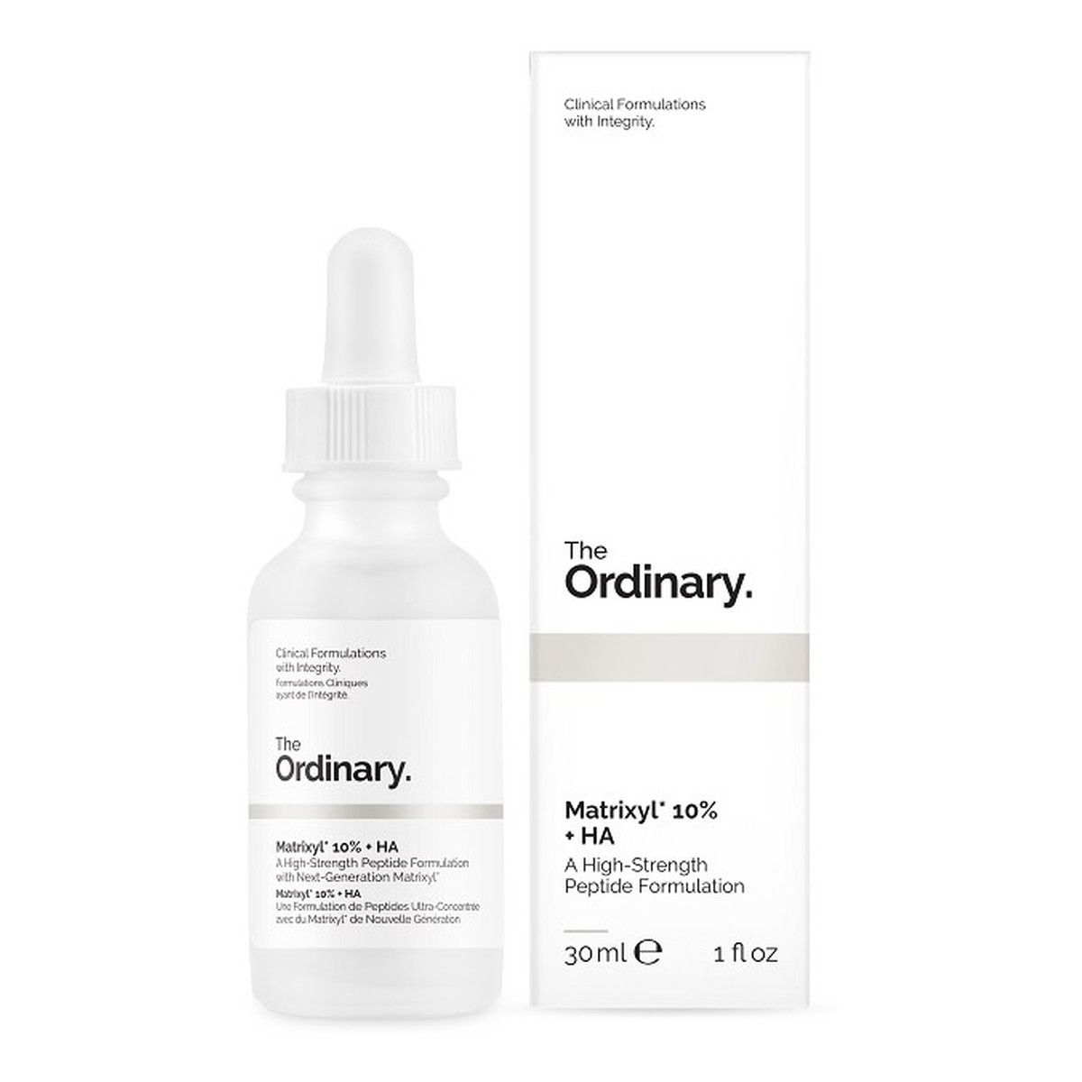 The Ordinary Matrixyl 10% + HA Serum przeciwzmarszczkowe do twarzy Matrixyl 10% z kwasem hialuronowym 30ml