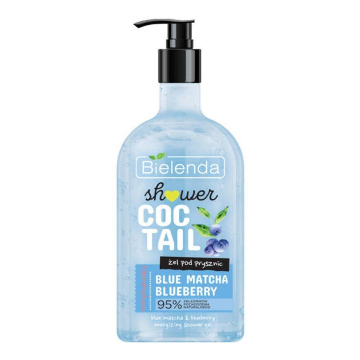 Bielenda Shower Coctail Żel pod prysznic energetyzujący Blue Matcha & Blueberry 400ml