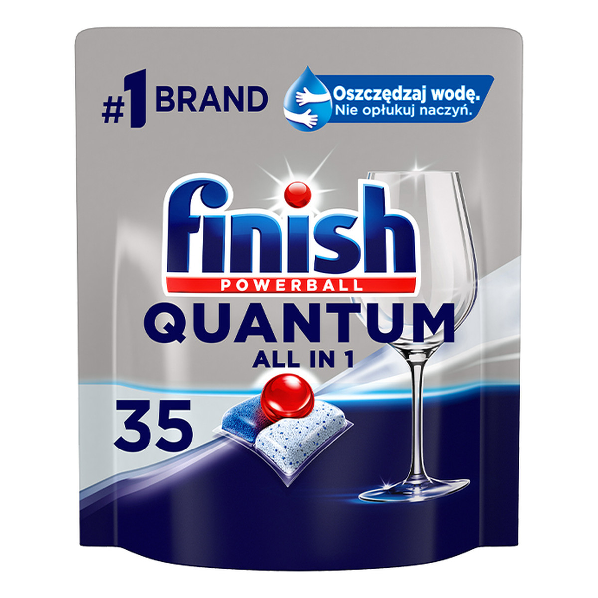 Finish Powerball Quantum Kapsułki do zmywarek 35 szt.