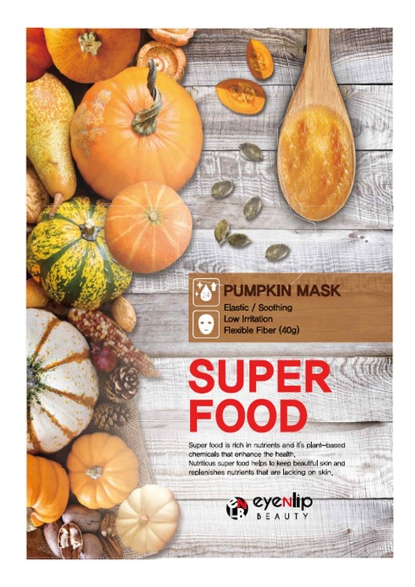 Super Food Maska na twarz w płacie Pumpkin