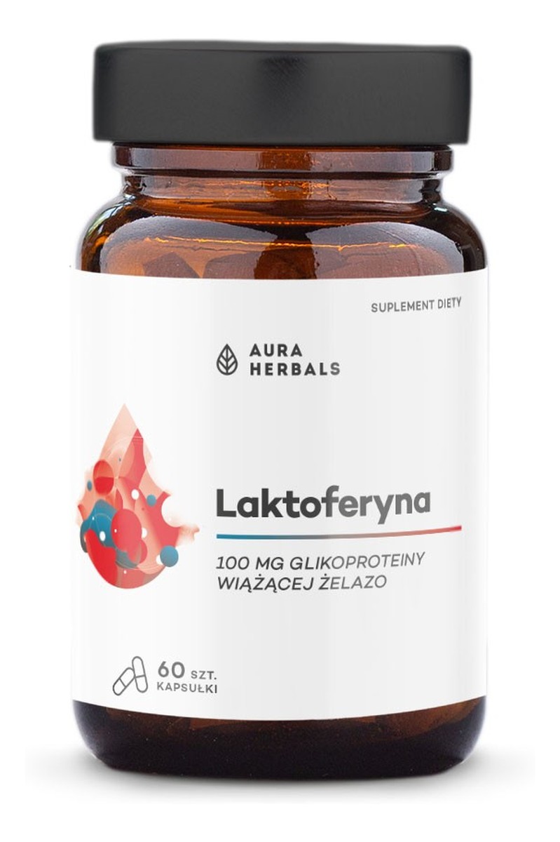 Aura laktoferyna 100mg kapsułki 60szt