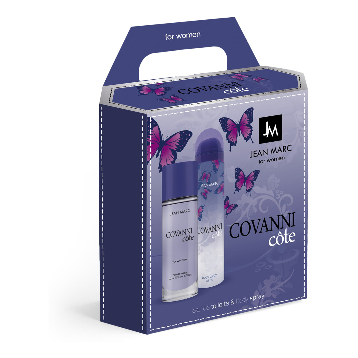 Dramers JEAN MARC Covanni Cote Zestaw prezentowy damski-woda toaletowa 50 ml + dezodorant 75 ml