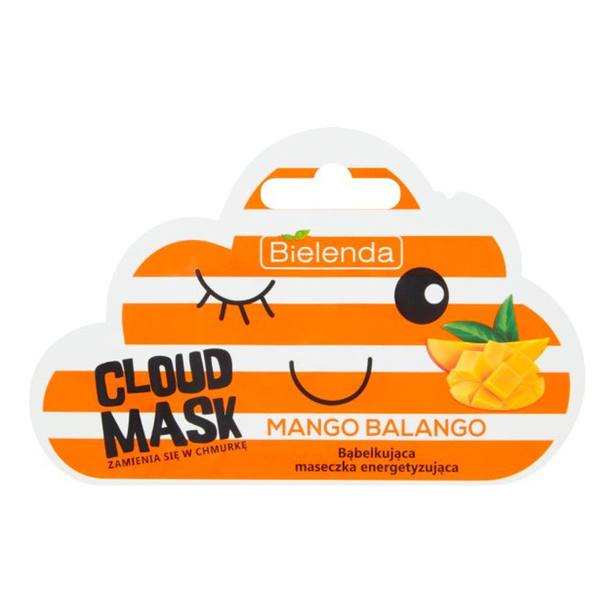 Bielenda Cloud Mask Bąbelkująca maseczka energetyzująca do twarzy Mango Balango 6g