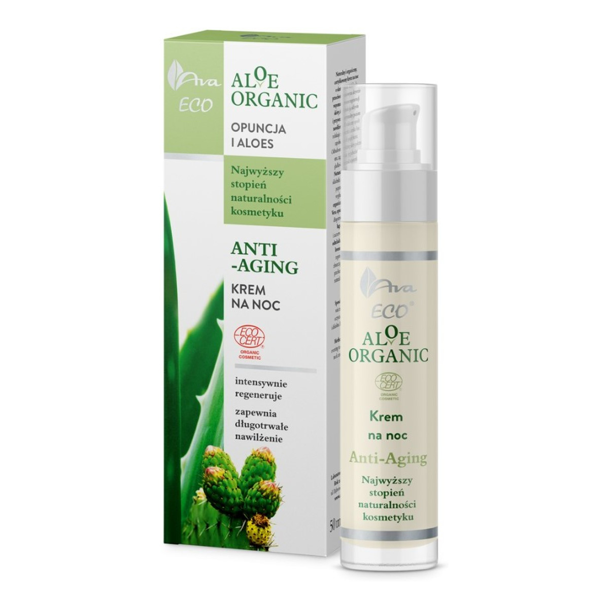 Ava Laboratorium ALOE ORGANIC Krem na noc anti-aging 50ml