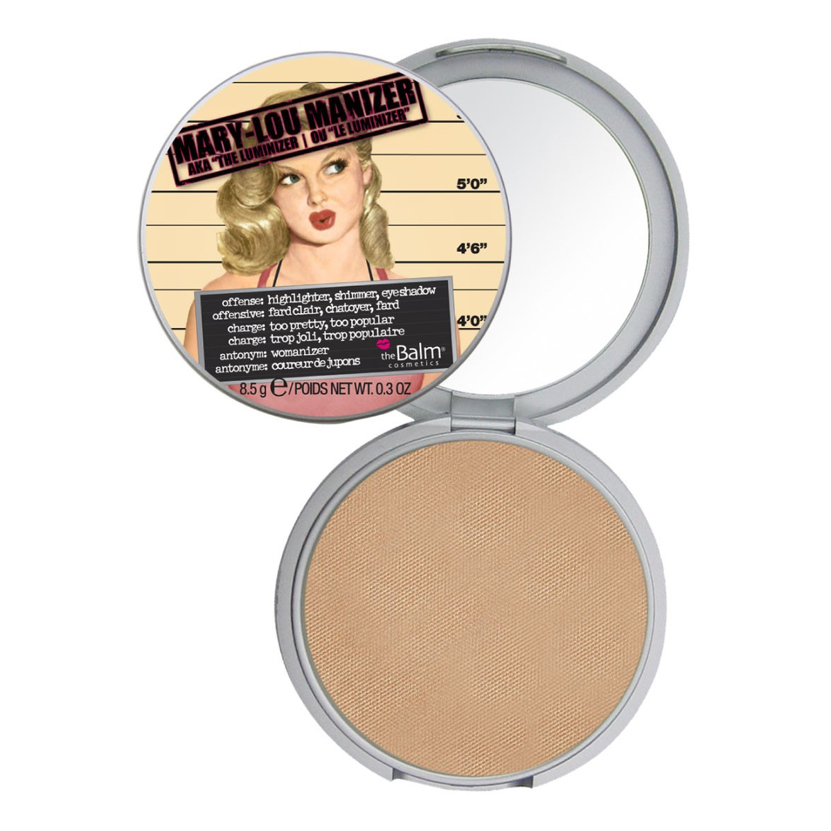 the Balm Luminizer Mary Lou Manizer Highlighter Powder Puder rozświetlający 8g