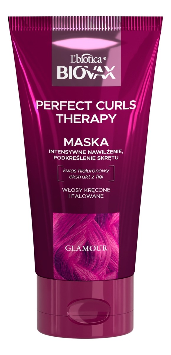 Glamour perfect curls therapy intensywnie nawilżająca maska do włosów kręconych i falowanych