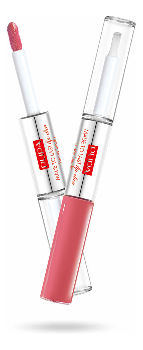 Lip Duo Liquid Lip Colour Colour & Topcoat Waterproof Long Lasting Wodoodporna pomadka w płynie 2x4ml