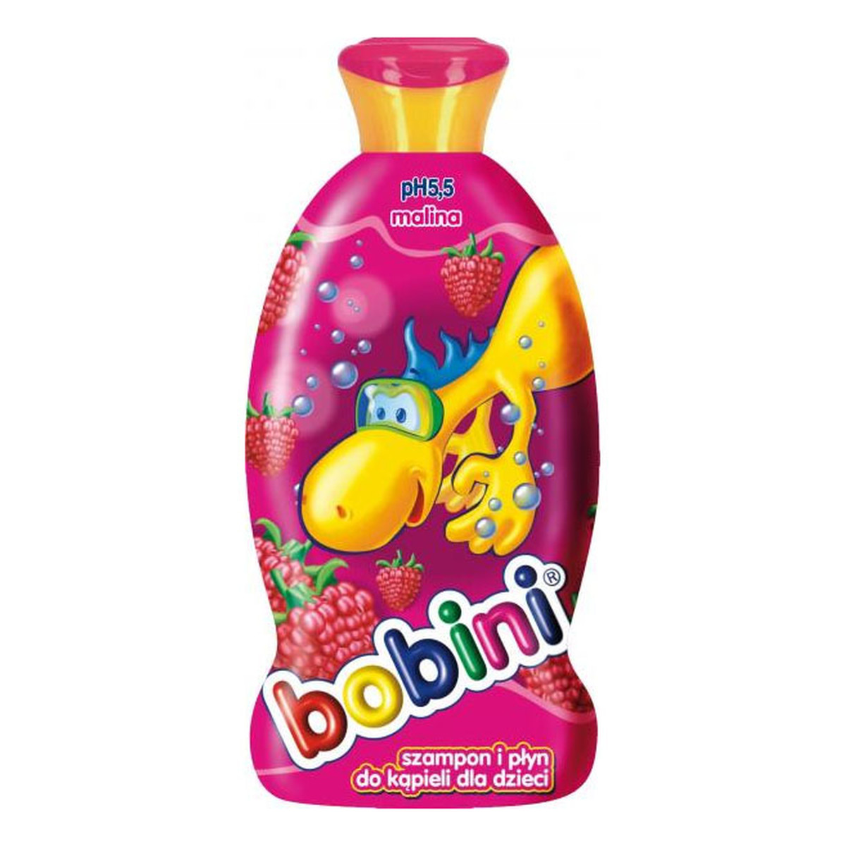 Bobini Szampon i Płyn Do Kąpieli Malina 400ml