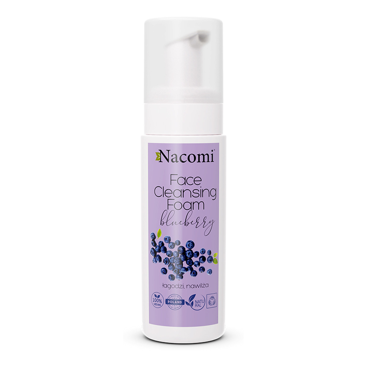 Nacomi Pianka do twarzy Borówka 150ml