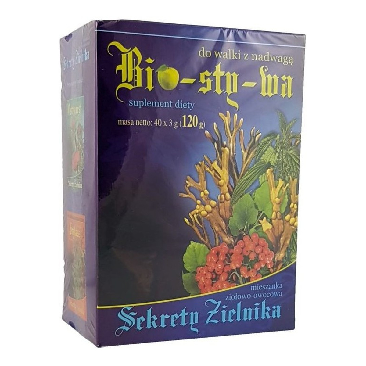 Sekret Zakonnika Bio-sty-wa biologiczny stymulator wagi 40 saszetek