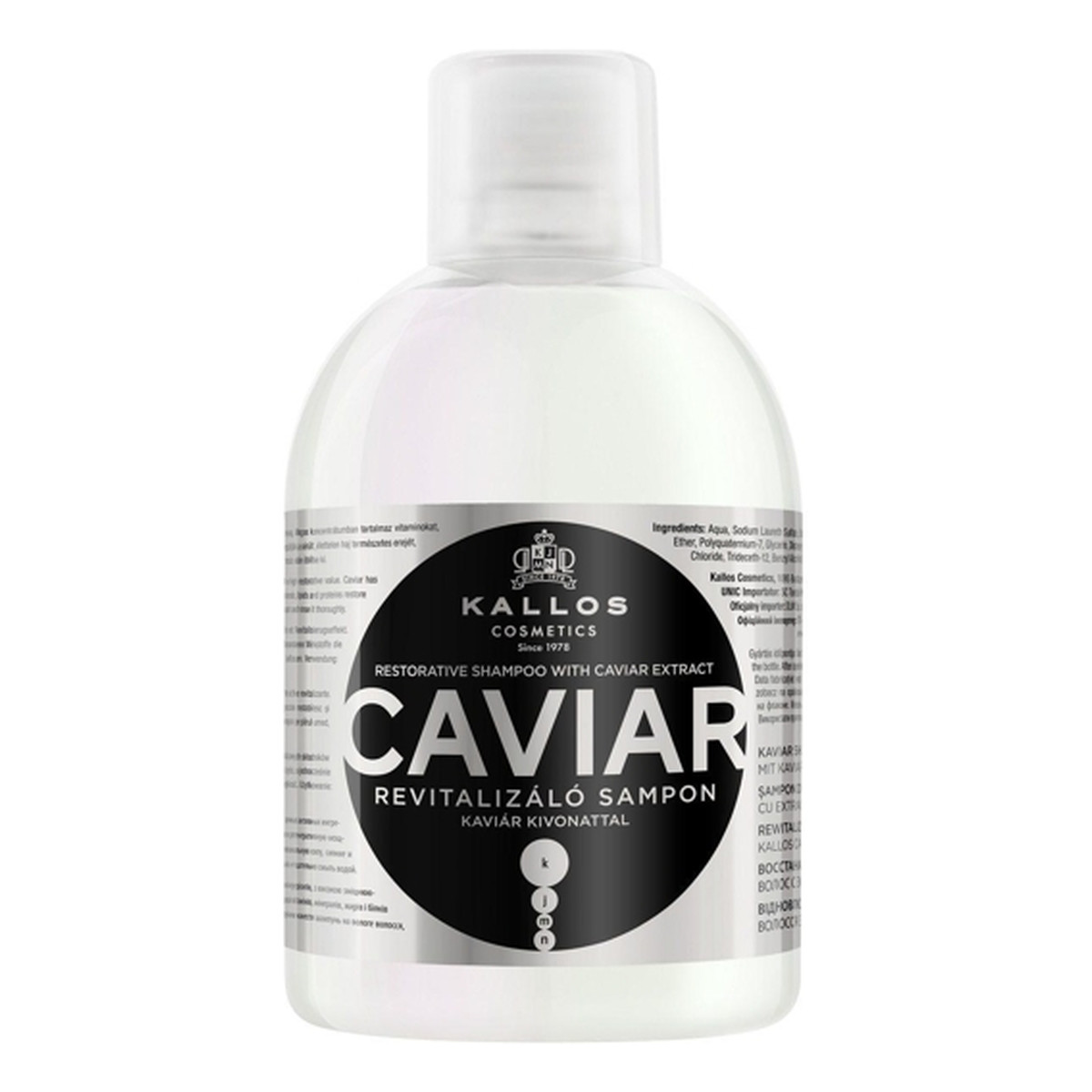 Kallos KJMN Caviar Szampon Rewitalizujący z Ekstraktem z Kawioru 1000ml