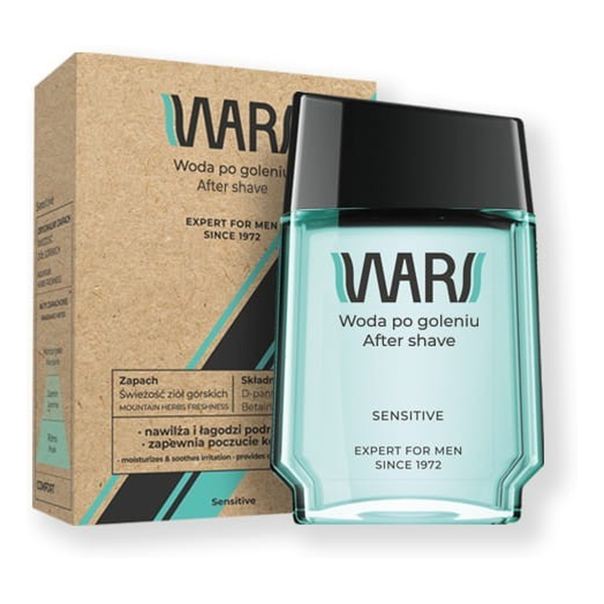 Wars Expert for men Woda po goleniu sensitive 90ml