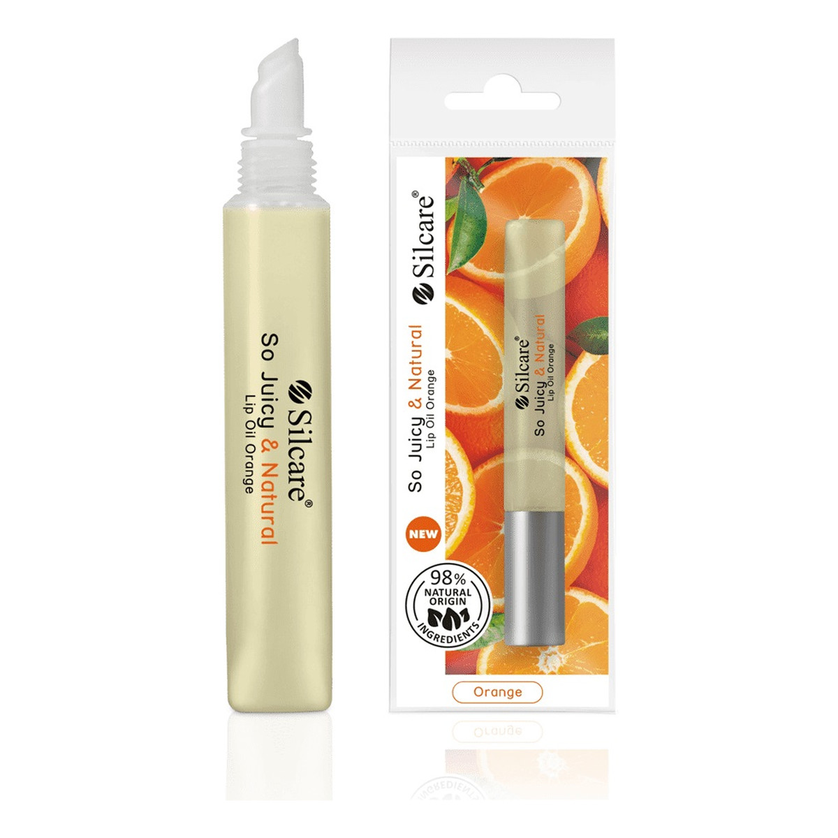 Silcare Quin So Juicy & Natural Lip Oil olejek do ust Orange 10ml